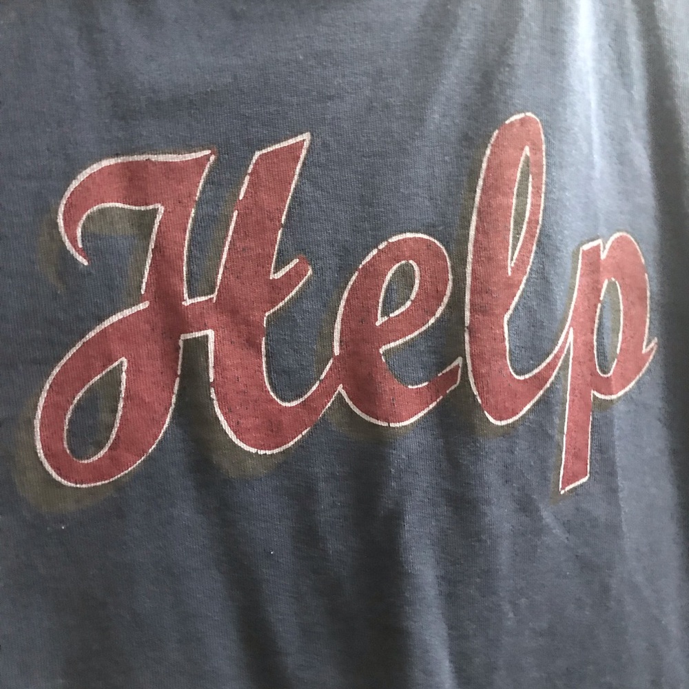 Zara “Help” Top - Picture 2 of 3